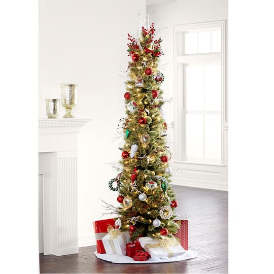 Skinny Christmas Trees With Lights 7ft Pre Lit Artificial Christmas Tree Clear Lights By Ashland Michaels Skinny Christmas Trees With Lights 7ft Pre Lit Artificial Christmas Tree Clear Lights By Ashland Michaels